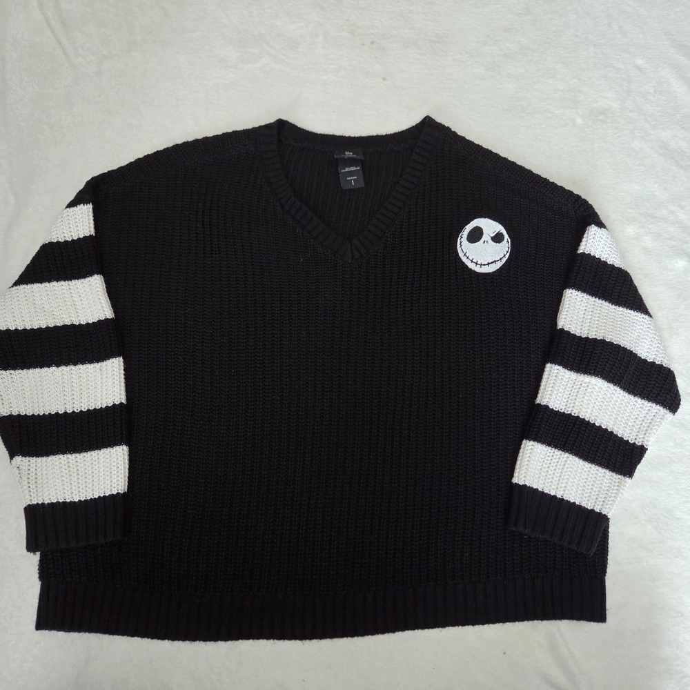 Disney Nightmare Before Christmas Torrid Sweater 1Xā Jack Skellington